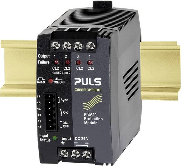 PULS PISA11.CLASS2 Sicherungsmodul 24 V/DC 3.7 A Anzahl Ausgänge:4 x Inhalt 1 St.