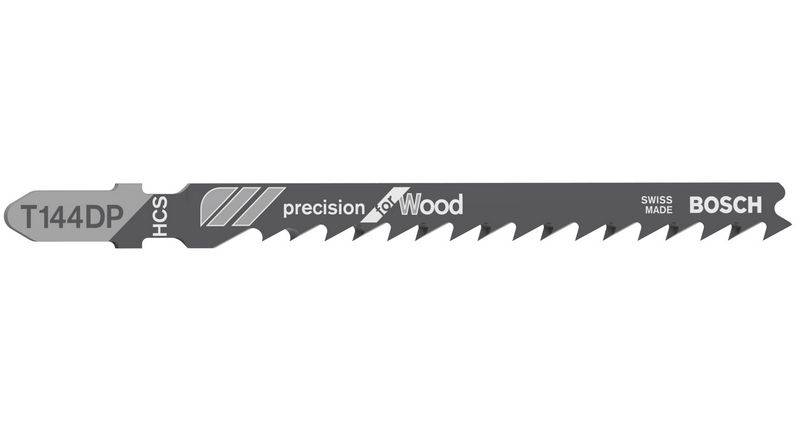 Bosch Accessories 2608633A42 Stichsägeblatt T 144 DP Precision for Wood, 100er-Pack 100 St.