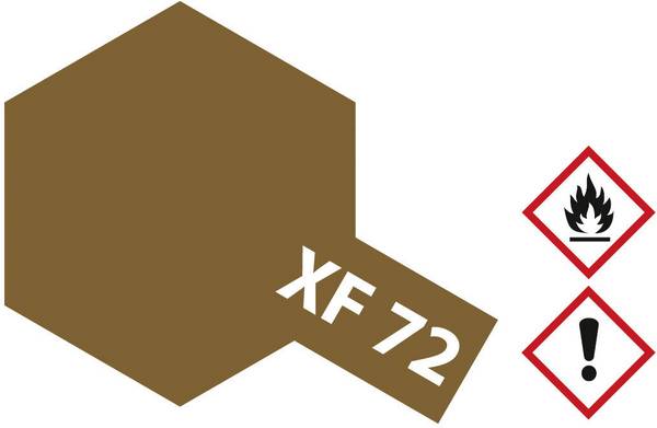 Tamiya Acrylfarbe Braun (matt) XF-72 Glasbehälter 10 ml