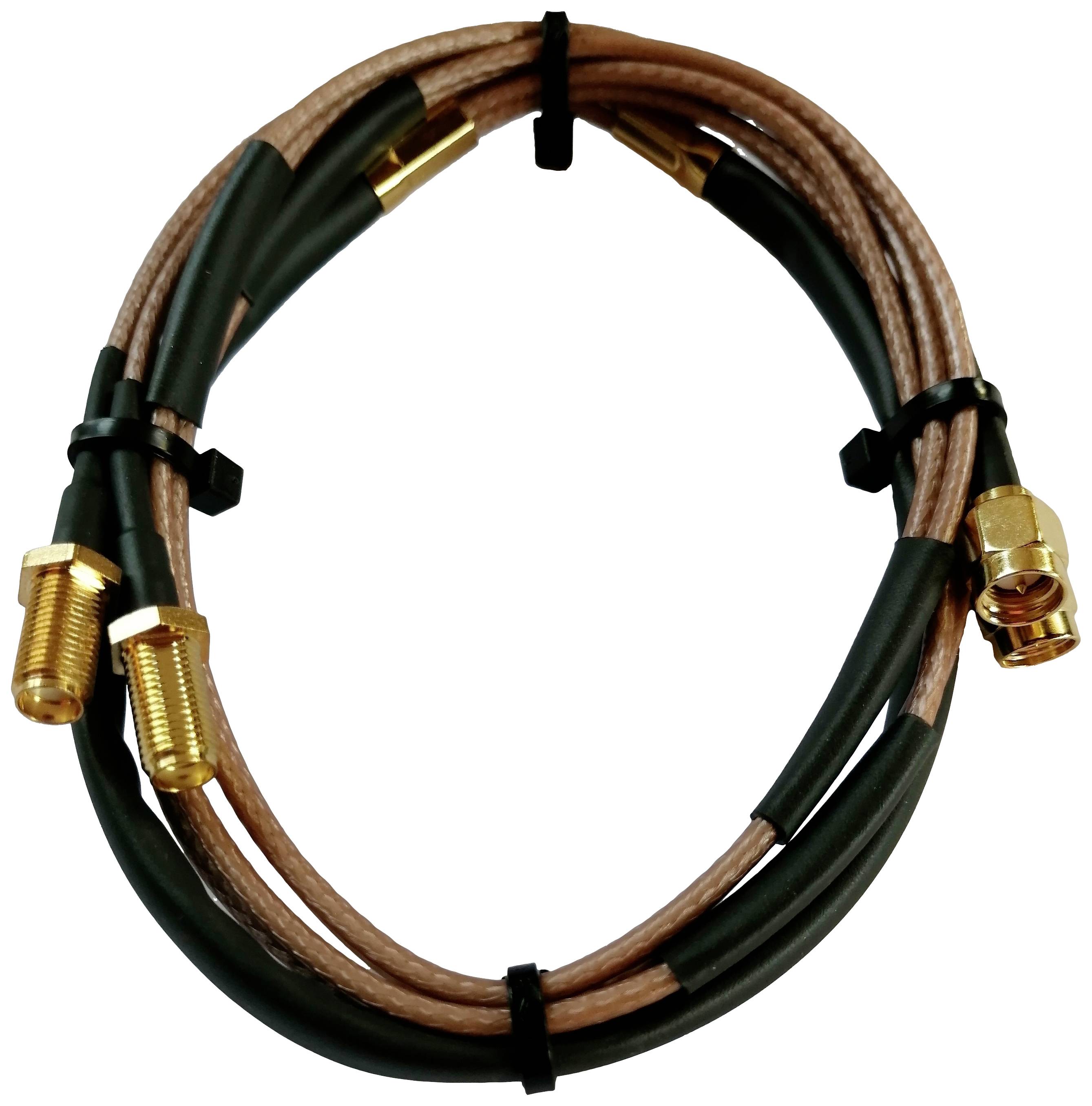 Виттенбергская электрическая антенна 2x1 м SMA-Stecker, SMA-Buchse WFD 2 Duo