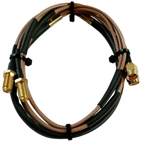 Wittenberg Antennen Fensterdurchführung 2x 1 m SMA-Stecker, SMA-Buchse WFD 2 Duo