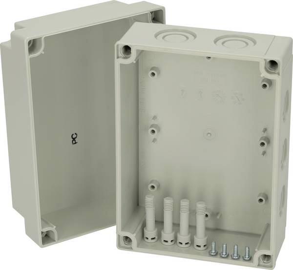 Fibox PCM 150/100 G 6016315 Universal-Gehäuse 180 x 130 x 100 x 100 Polycarbonat  Lichtgrau (RAL 7035) 1 St.