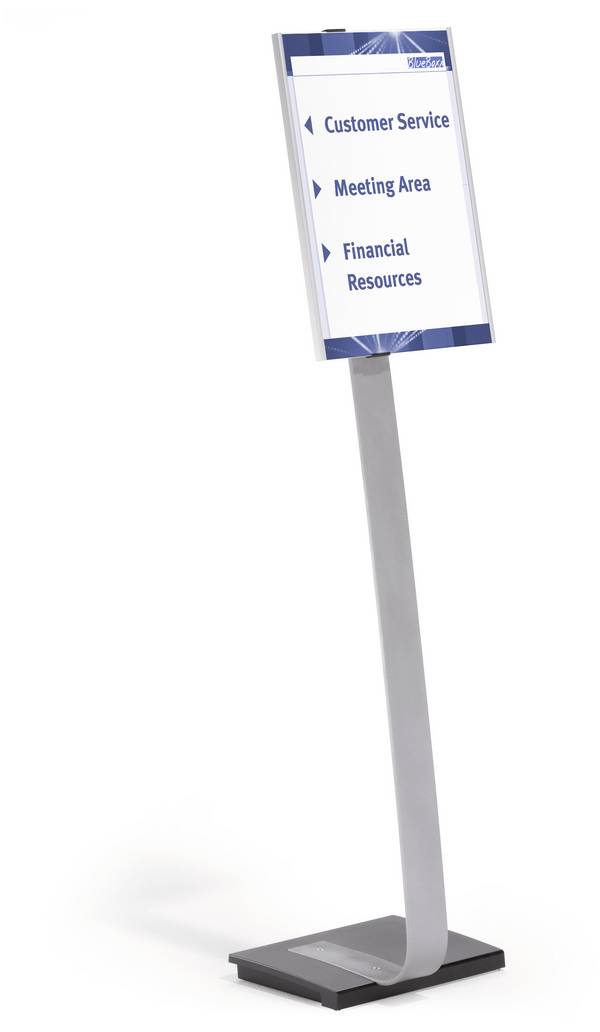 Durable INFO SIGN STAND A3 - 4813 Info-Bodenständer DIN A3 280 mm x 36 mm x 125 mm x 80 mm 1 St.
