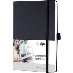 Image of Sigel CONCEPTUM® CO120 Notizbuch blanko Schwarz Anzahl der Blätter: 97 DIN A5