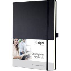 Image of Sigel CONCEPTUM® CO111 Notizbuch kariert Schwarz Anzahl der Blätter: 97 DIN A4