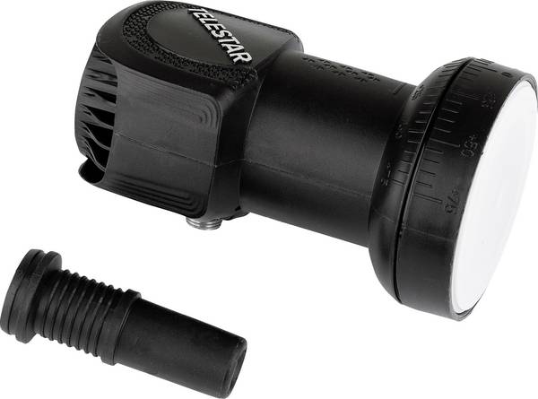 Telestar SkySingle HC Single-LNB Teilnehmer-Anzahl: 1 Feedaufnahme: 40 mm Wetterschutz Schwarz, Hellgrau