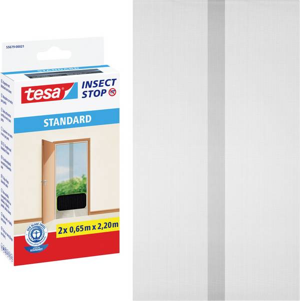 tesa STANDARD 55679-00021-05 Tür-Fliegengitter   (B x H) 650 mm x 2200 mm Anthrazit 1 St.