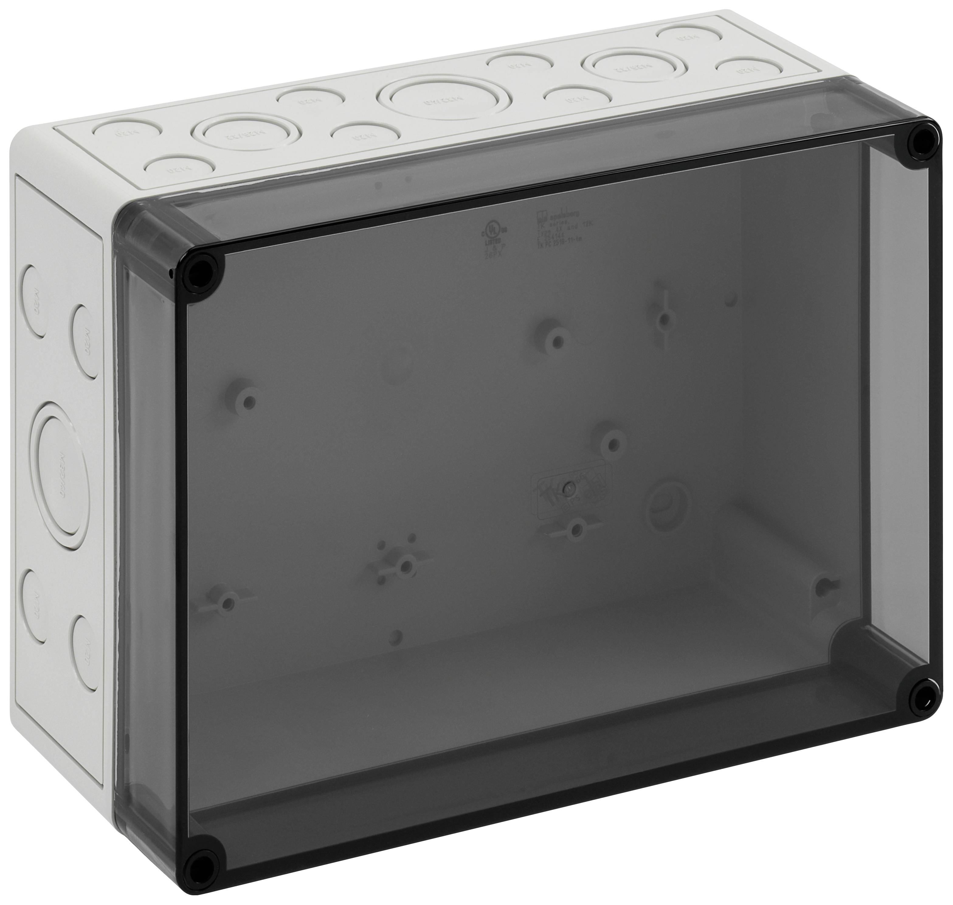 Spelsberg TK PS 2518-11-tm Installations-Gehäuse 254 x 180 x 111 Polycarbonat, Polystyrol (EPS) Lichtgrau (RAL 7035) 1 S...