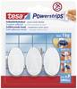 tesa POWERSTRIPS® Klebehaken Oval Weiß Inhalt: 3 St.