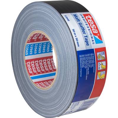 tesa Tesa 53949-00000-02 Gewebeklebeband tesa® Gaffer tape Schwarz (L x B)  50 m x 50 mm 1 St. kaufen