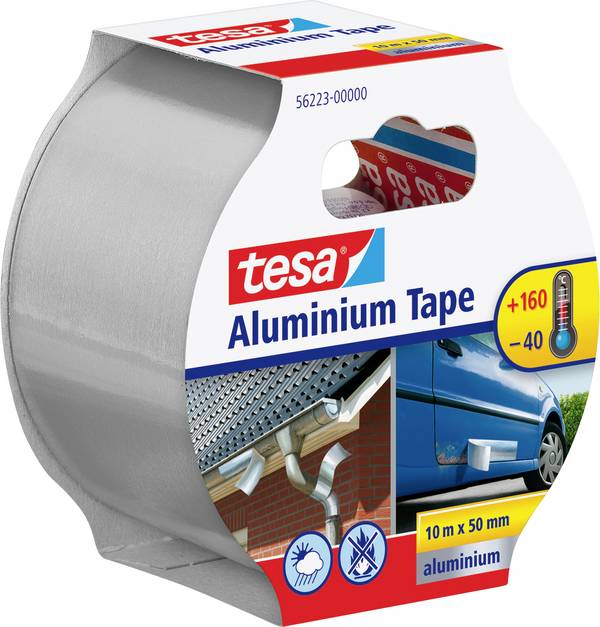 tesa  56223-00000-11 Aluminium-Klebeband  Silber (L x B) 10 m x 50 mm 1 St.