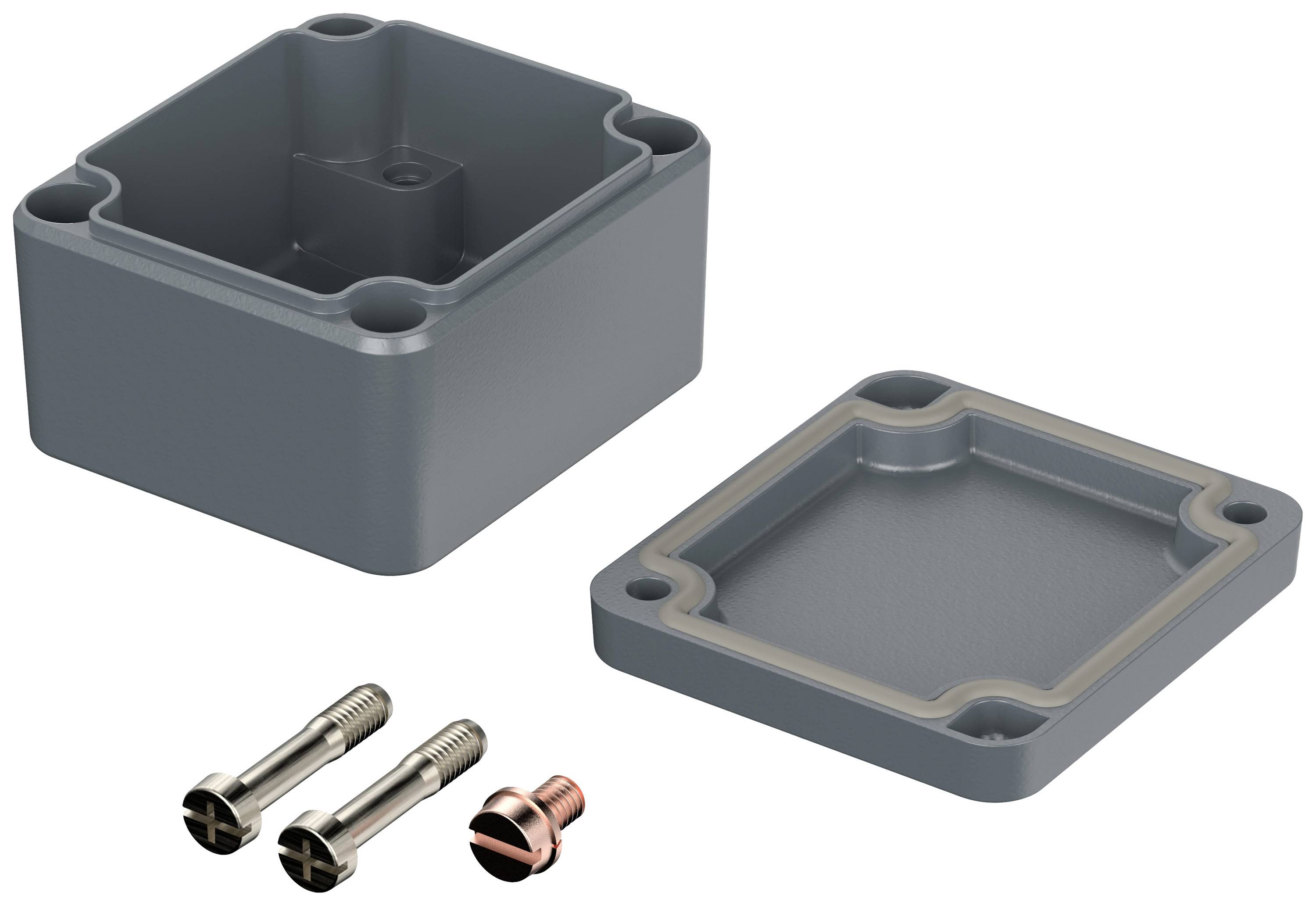 ROSE Systemtechnik 1050503 Industrie-Gehäuse 50 x 45 x 30 x 30 Aluminium Silber-Grau (RAL 7001) 1 St.