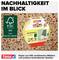 'Nachhaltigkeit im Blick' zeigt ein Klebeband mit FSC-Zertifikat. Papier aus FSC-zertifizierten Wäldern und anderen kontrollierten Quellen.