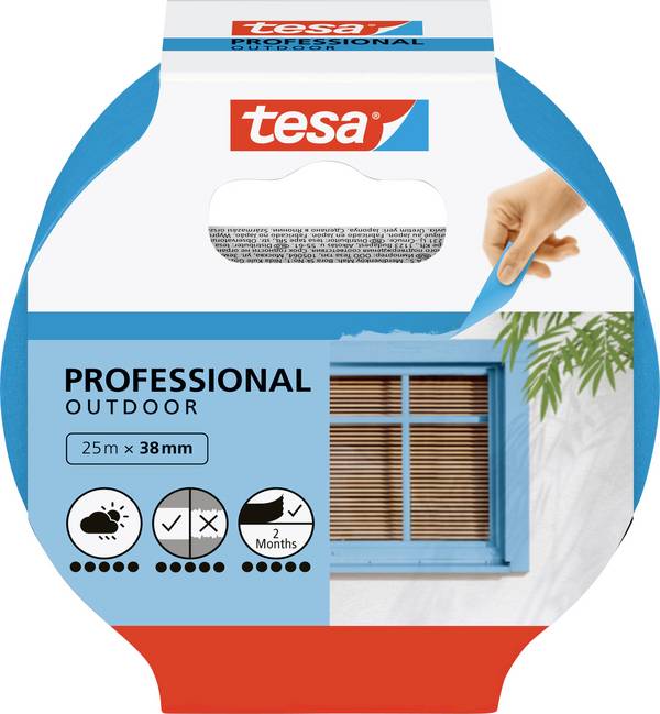 tesa PRECISION OUTDOOR 56251-00000-02 Kreppband tesa® Blau (L x B) 25 m x 38 mm 1 St.