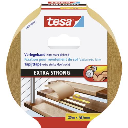 tesa EXTRA STRONG 05696-00010-11 Verlegeband Orange (L x B) 25 m x 50 mm 1 St.