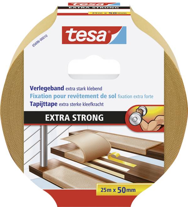 tesa EXTRA STRONG 05696-00010-11 Verlegeband  Orange (L x B) 25 m x 50 mm 1 St.