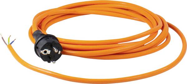 AS Schwabe 70908 Strom Anschlusskabel Orange 5.00 m