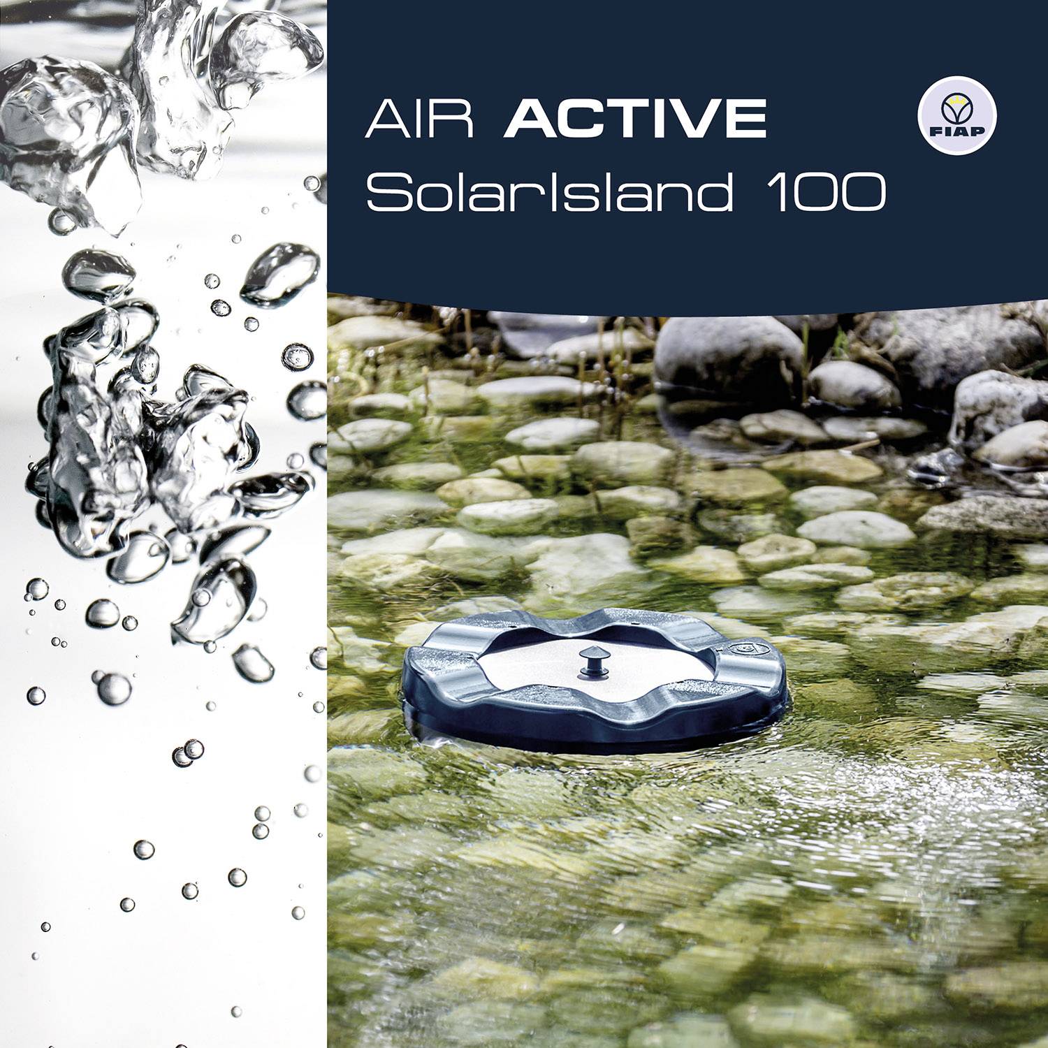 FIAP 2970 Air Active Solar Island 100 Schwimmender Solarteichbelüfter-5
