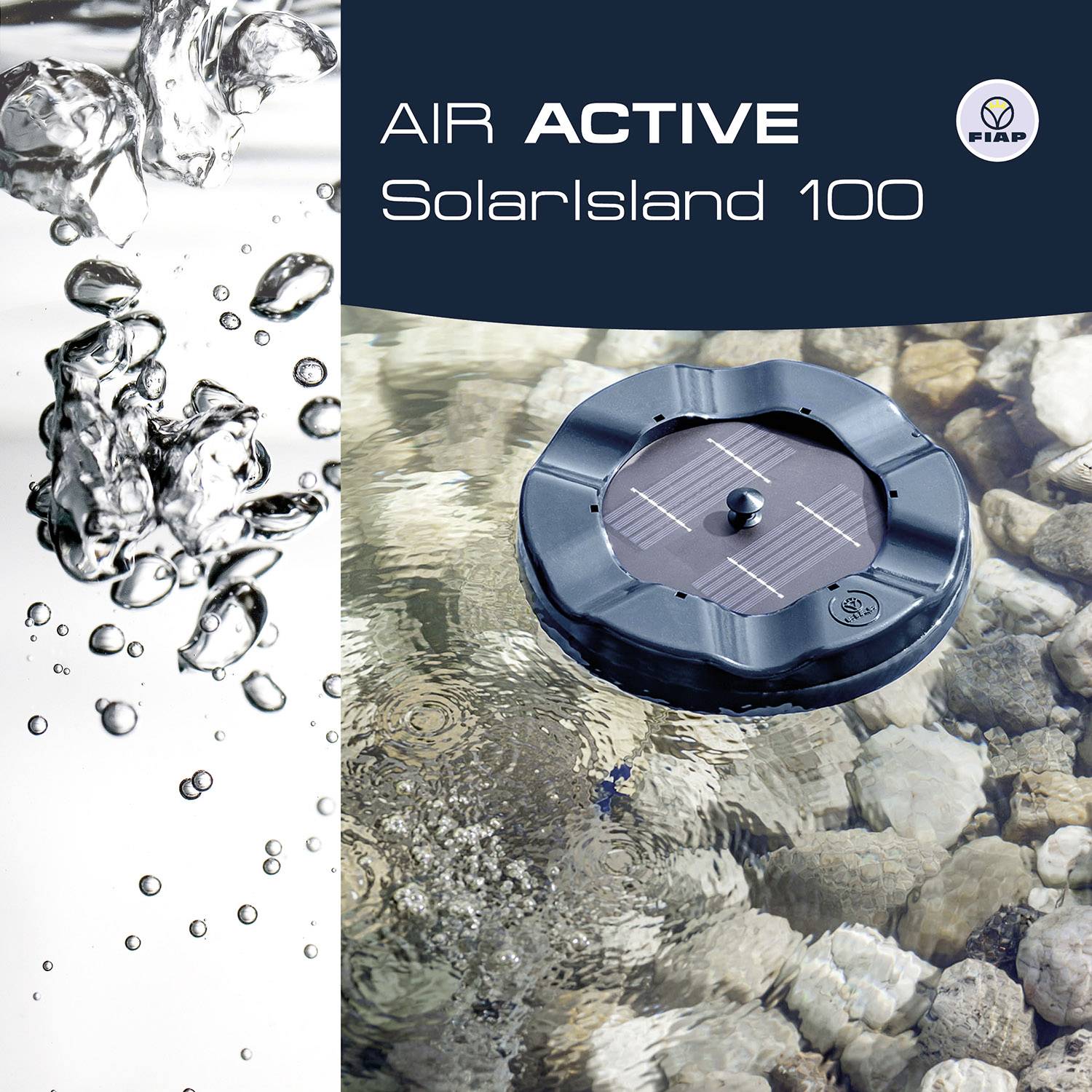 FIAP 2970 Air Active Solar Island 100 Schwimmender Solarteichbelüfter-6
