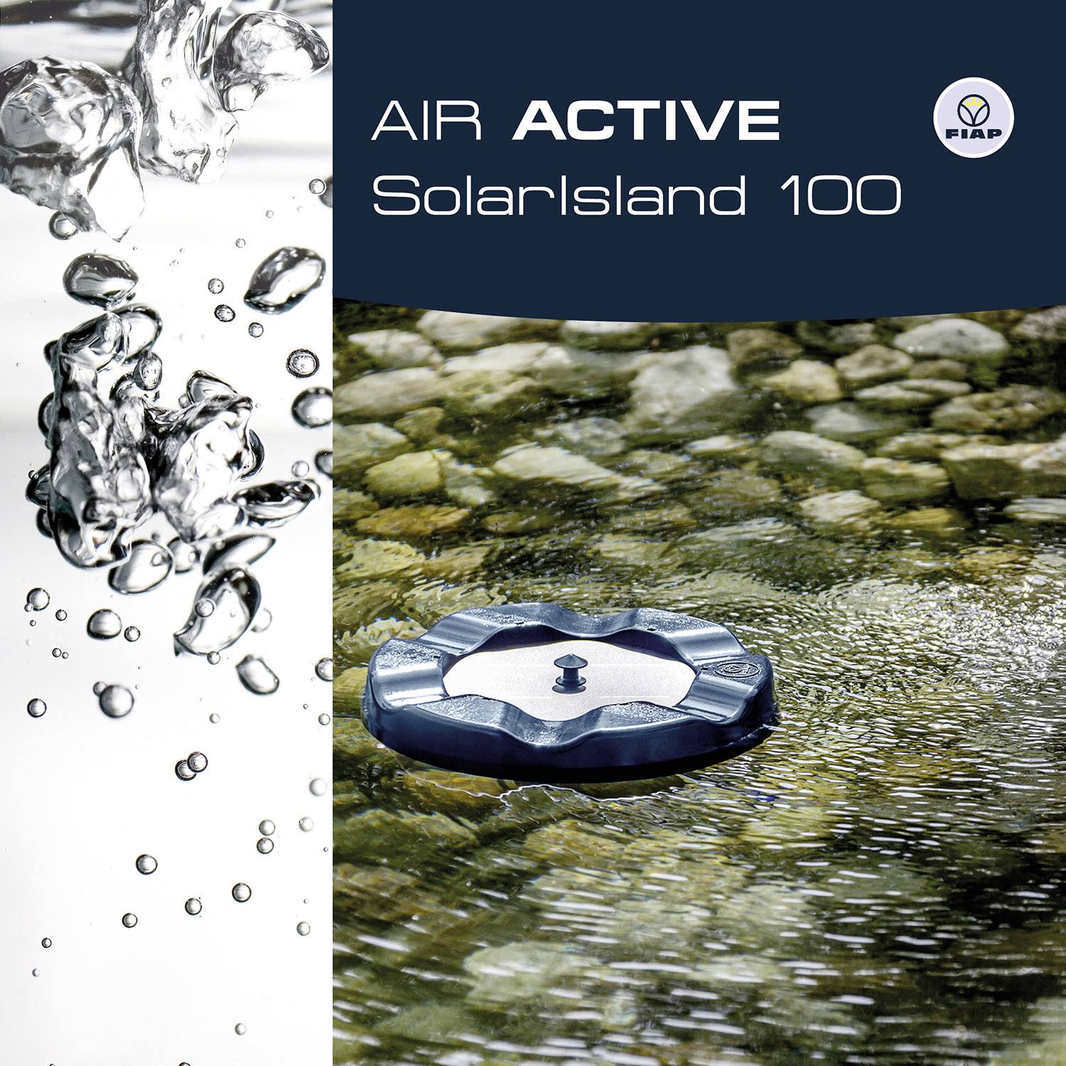FIAP 2970 Air Active Solar Island 100 Schwimmender Solarteichbelüfter-7