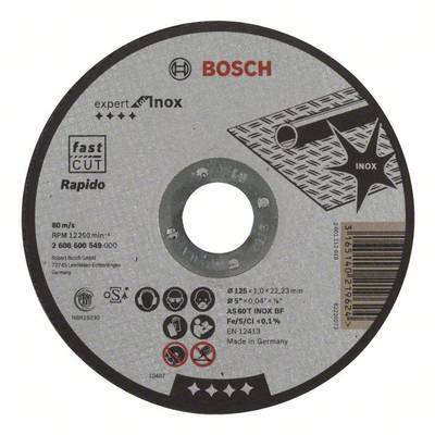 Bosch Accessories Bosch 2608600549 Trennscheibe 125 mm 1 St. 