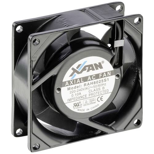 X-Fan RAH8025S1 Axiallüfter 230 V/AC 24 m³/h (L x B x H) 80 x 80 x 25 mm