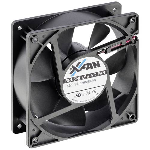 X-Fan RAH1238S1-C Axiallüfter 230 V/AC 180 m³/h (L x B x H) 120 x 120 x 38 mm