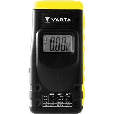 Varta Batterietester LCD Digital Battery Tester B1 Messbereich (Batterietester) 1,2 V, 1,5 V, 3 V, 9 V Akku, Batterie 89