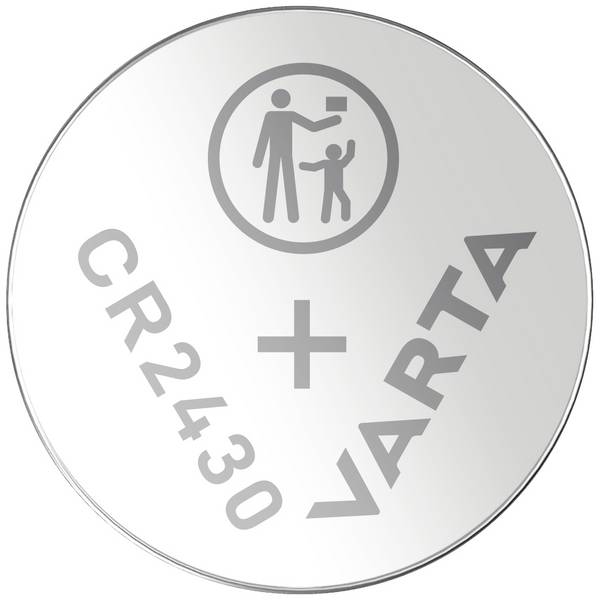Varta Knopfzelle CR2430 3 V 2 St. 290 mAh Lithium LITHIUM Coin CR2430 Bli 2