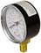 Manometer zeigt Druck in psi und bar an. Skala von 0 bis 160 psi und 0 bis 10 bar. Zeiger steht bei etwa 95 psi, 6,5 bar.