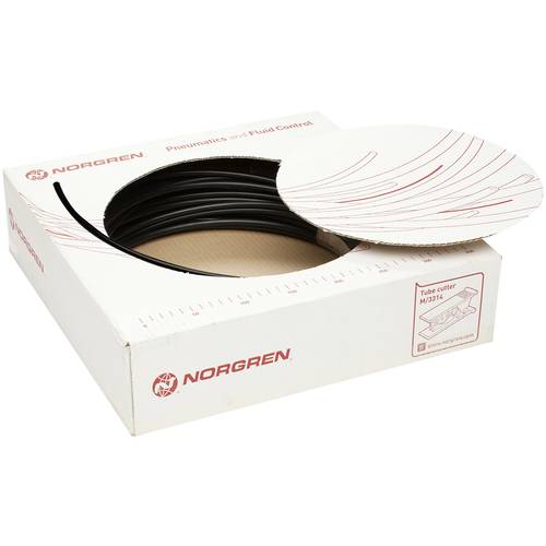 Thumbnail - Norgren Druckluftschlauch PU2-0708025C Polyurethan Schwarz Innen-Durchmesser: 6 mm 9 bar Meterware