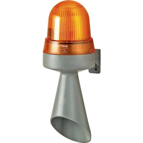 Werma Signaltechnik Kombi-Signalgeber LED 424.320.75 Gelb Dauerlicht 24 V/DC 98 dB