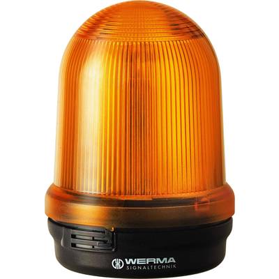 Werma Signaltechnik Signalleuchte  826.300.00 826.300.00  Gelb Dauerlicht 12 V/AC, 12 V/DC, 24 V/AC, 24 V/DC, 48 V/AC, 4