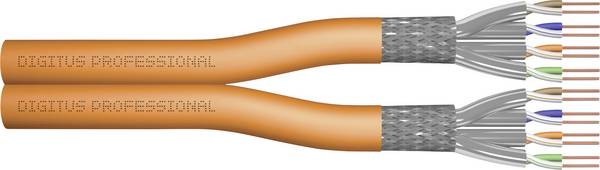 Digitus DK-1741-VH-D Netzwerkkabel CAT 7 S/FTP 4 x 2 x 0.25 mm² Orange Meterware