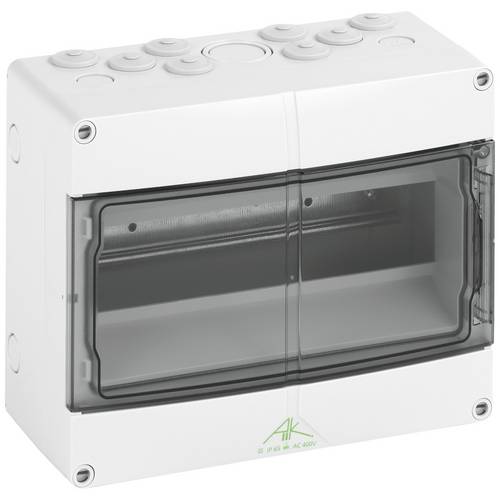 Spelsberg 73541201 AK 12 Verteilerschrank Aufputz Anzahl Teilungen = 12 Anzahl Reihen = 1 Inhalt 1 St.