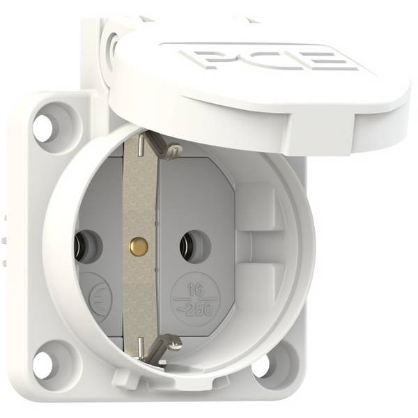 PCE 105-0ww  Anbau-Steckdose   IP44 Weiß