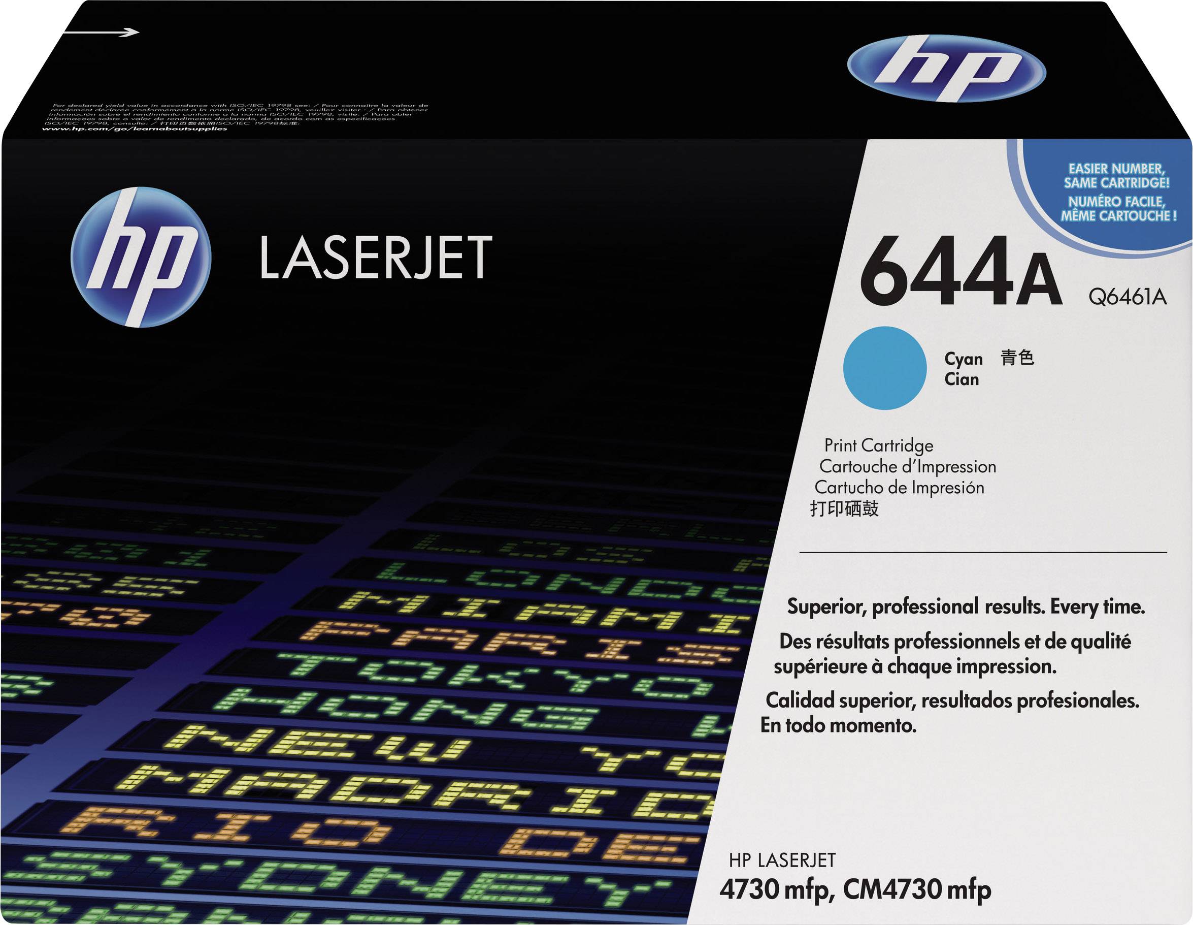 HP 644A Cyan LaserJet Tonerpatrone (Q6461A)