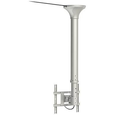 Eine vertikale Außenantenne mit robustem Metallgehäuse, befestigt an einer Wandhalterung, geeignet für Funkkommunikation.