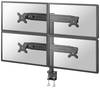 Neomounts Monitor-Tischhalterung FPMA-D700D4 4 Display(s) 48,3 cm (19") - 76,2 cm (30") Schwarz Höhenverstellbar, Neigbar, Schwenkbar, Rotierbar