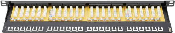Digitus DN-91624U-SL-SH 24 Port Netzwerk-Patchpanel 483 mm (19") CAT 6 0.5 HE Mehrfarbig Bestückt