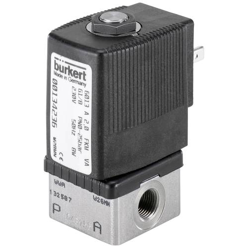 Bürkert Direktgesteuertes Ventil 126081 6013 230 V/AC G 1/8 Muffe Nennweite (Details) 3 mm 1 St.