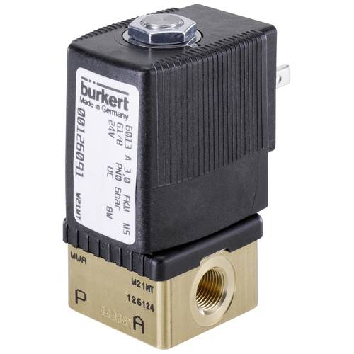 Bürkert Direktgesteuertes Ventil 126091 6013 24 V/DC G 1/8 Muffe Nennweite (Details) 3 mm 1 St.