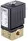Elektromagnetisches Ventil von Bürkert, 2-Wege-Magnetventil, Modellnummer 6013, schwarz und messingfarben, 24V DC.