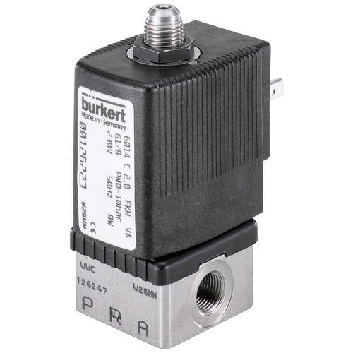 Thumbnail - Bürkert Direktgesteuertes Ventil 126216 6014 24 V/DC Gehäusematerial Edelstahl Dichtungsmaterial FKM 1 St.