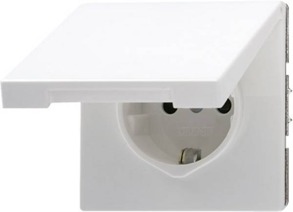 Jung  Einsatz Schutzkontakt-Steckdose LS 990, LS design, LS plus Creme-Weiß LS 520 KL 1 St.