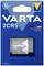 Batterieverpackung der Marke Varta, Modell 2CR5. Die Verpackung betont 'Lithium' und 'Batterieexperten seit 1887'.