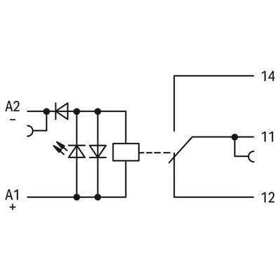 WAGO 859-302 Relaisklemme Nennspannung: 5 V/DC Schaltstrom (max.): 5 A 1 Wechsler 1 St.-1