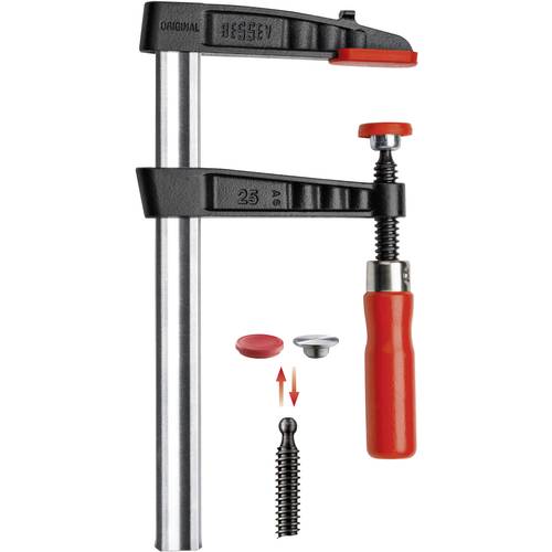 Thumbnail - Temperguss-Schraubzwinge TG 600/175 Bessey TG60S17 Spann-Weite (max.):600 mm Ausladungs-Maße:175 mm