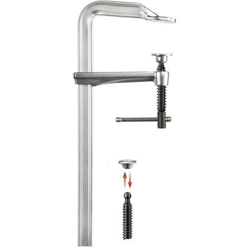 Ganzstahl-Schraubzwinge GZ-K 160/80 Bessey GZ16K Spann-Weite (max.):160 mm Ausladungs-Maße:80 mm