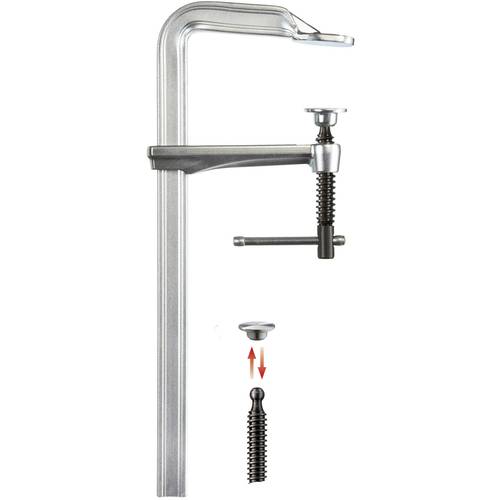 Ganzstahl-Schraubzwinge GZ-K 500/120 Bessey GZ50K Spann-Weite (max.):500 mm Ausladungs-Maße:120 mm